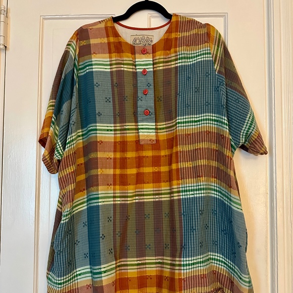Ace & Jig Plaid tunic (with pockets!) - Picture 1 of 4